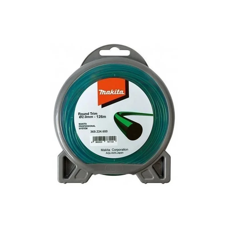 Nylon Redondo Verde/2.0 Mm/126 Mt E-02711 Makita