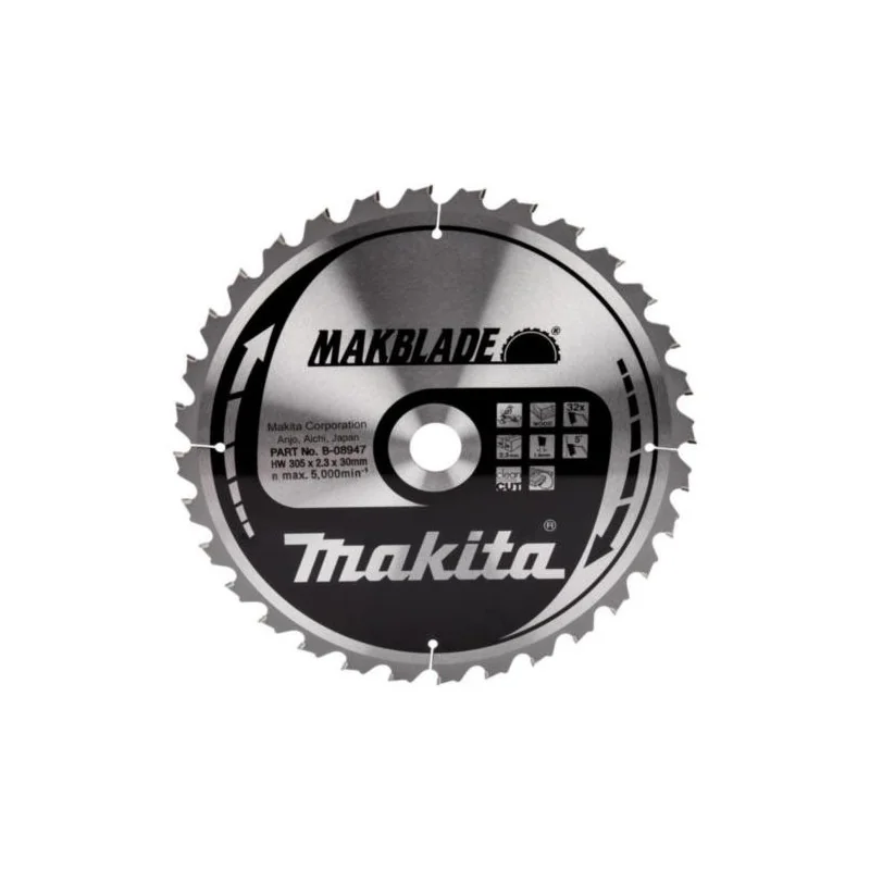 Disco Sierra 8-1/2" (216 X 25,4Mm X 60Dte) Para Mader E-08947 Makita