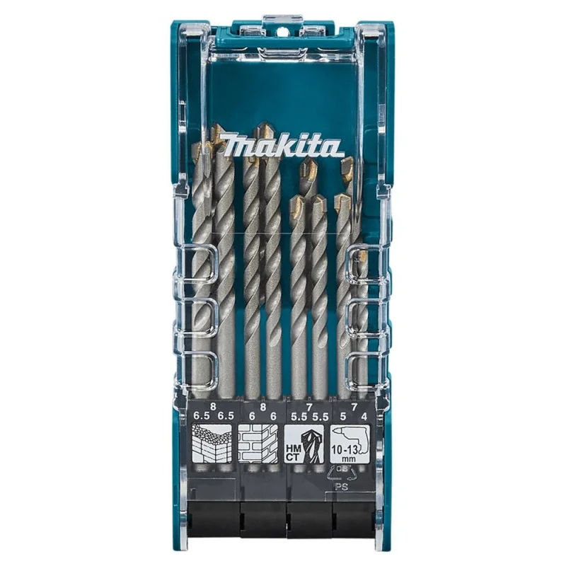 Set Brocas 12 Unid. Concreto 4.0-8.0Mm X2Pz D-73483 Makita