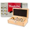 Set De Fresas 6 Unidades Toma 1/4" Madera D-53578 Makita