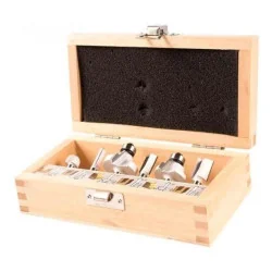 Set De Fresas 6 Unidades Toma 1/4" Madera D-53578 Makita