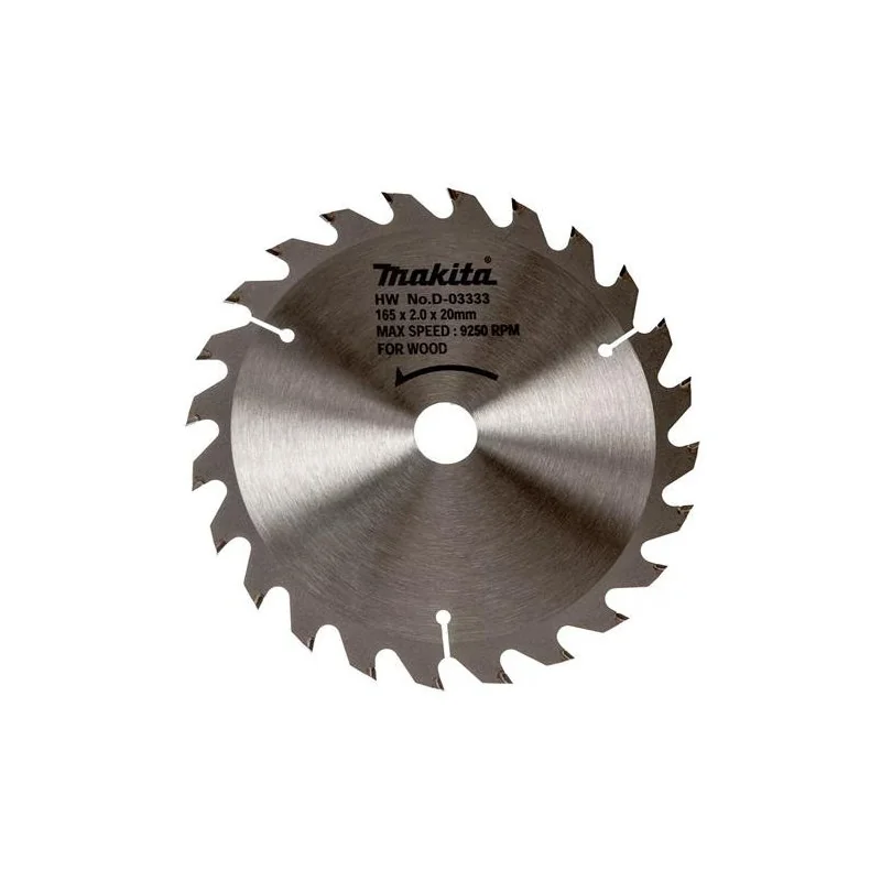 DISCO SIERRA 6-1/2" (165 X 20MM X 24 DTE) MADERA S D-03333 MAKITA