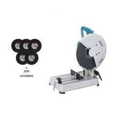 Combo Tronzadora 2414Be+Disco 14" (200Und) B-10730 B-10730-5-1 Makita