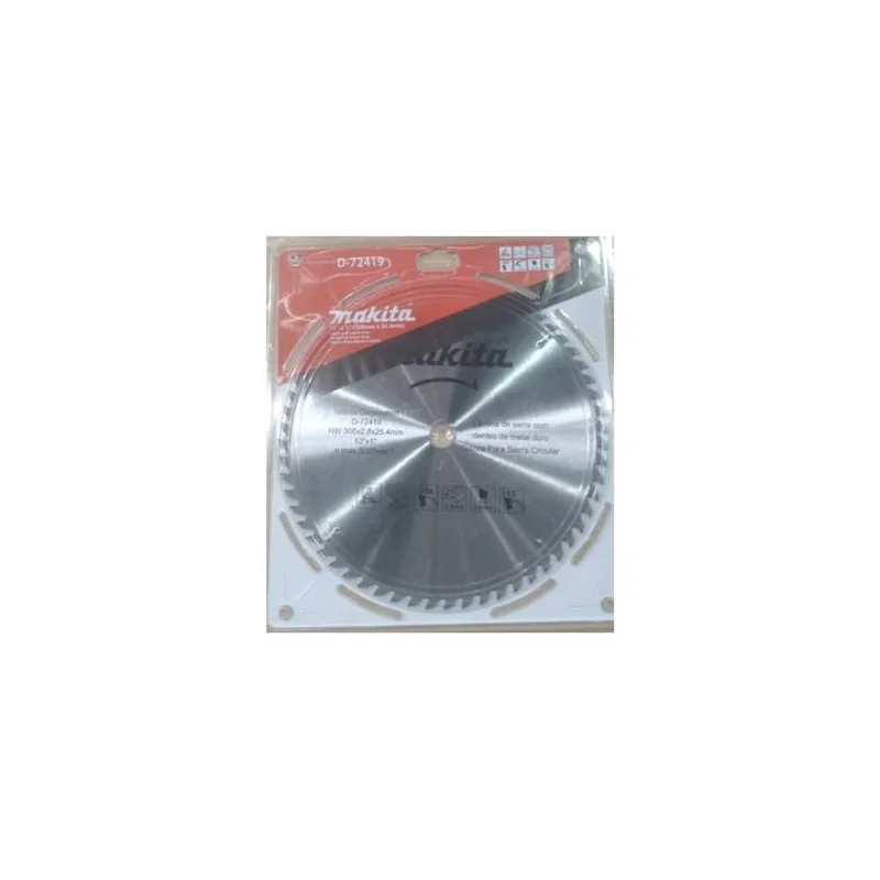 Disco Sierra 12" (305 X 25.4 X 60Dte) Para Madera D-72419 Makita