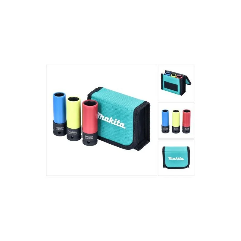 Dado Impacto Largo Para Automovil Set Sq 1/2" 17-19-2 E-12354 Makita