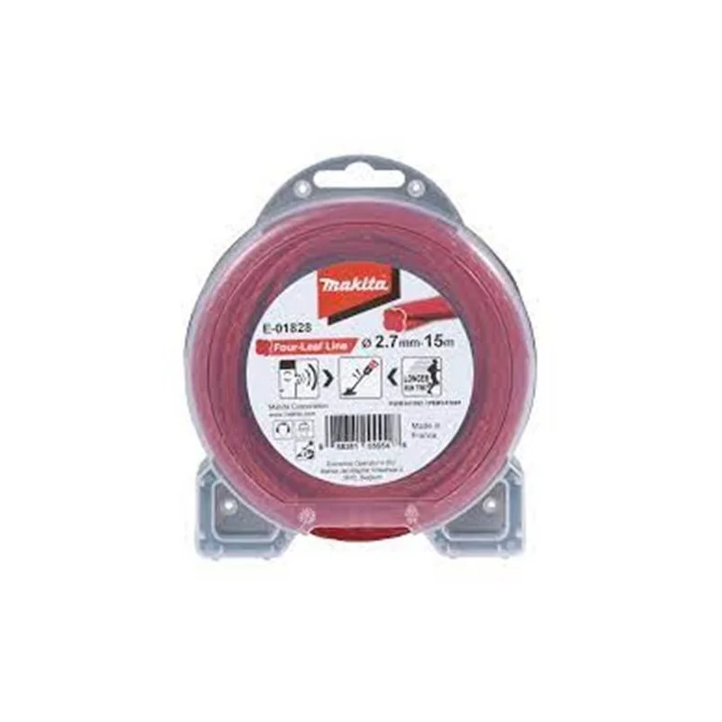 NYLON ESTRIADO ROJO / 2,7 MM / 15 MT E-01828 MAKITA