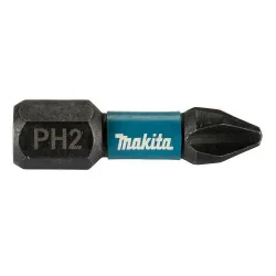 Punta Cruz Impact Black Ph 2 (1/4"X25Mm) Flip-Top E-12360 Makita