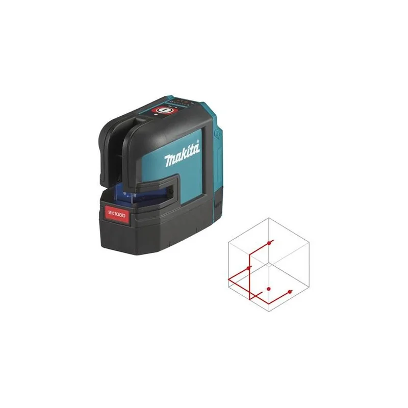 NIVEL LASER 12V 25MT ±3,0MM/10MT LINEAS CRUZADAS SK106DZ MAKITA