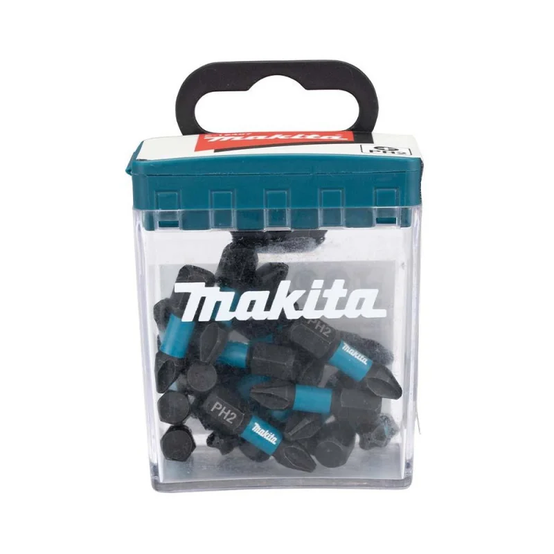 Punta Cruz Impact Black Ph 2 (1/4"X25Mm) Flip-Top E-12360 Makita