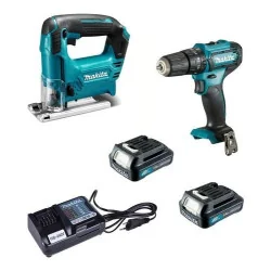 Combo 12V Cxt Hp333Dz+Jv101Dz 2 Bat.Li-Ion 1.5Ah+C Clx230 Makita