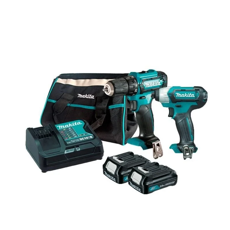 Combo 12V Cxt Hp333Dz+Td110Dz 2 Bat.Li-Ion 1.5Ah+C Clx228 Makita