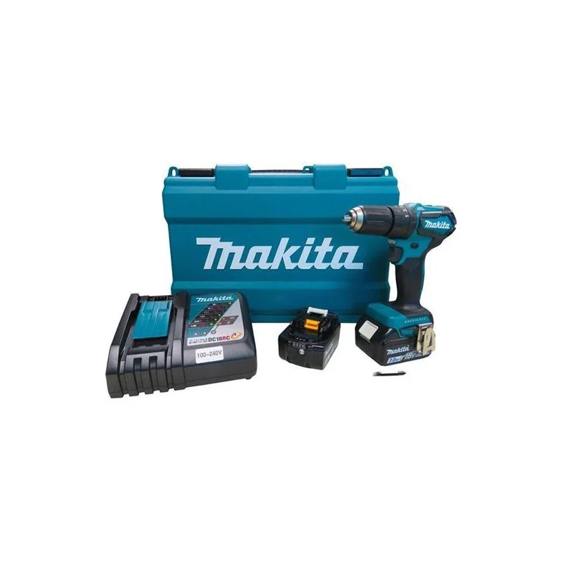 TALADRO ATORNILLADOR 1/2" 18V LXT 0-500/1.700RPM M DDF483RFE MAKITA