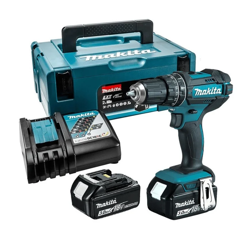 Taladro Percusión 1/2" 18V Xlt 0-600/1.600Rpm 2 Ba DHP482RFJ Makita