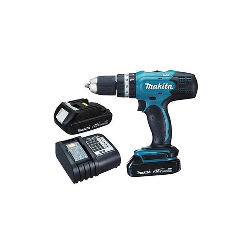 TALADRO PERCUSIÓN 1/2" 18V XLT 0-500/1.700RPM 1 BA DHP483SY MAKITA