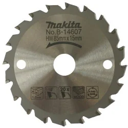 Disco Sierra T.C.T. 3-3/8" (85 X 15Mm X 20Dte) Mad B-14607 Makita