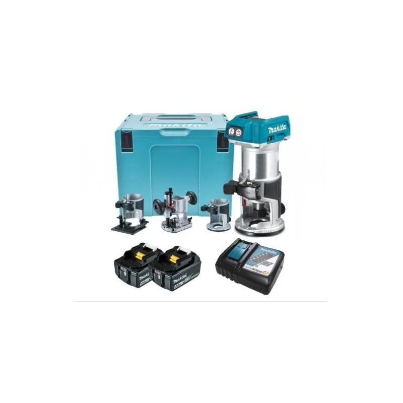 Fresadora 1/4" (6Mm) (8Mm) 3/8" 18V Lxt 10.000-30. Drt50Rfjx3 Makita