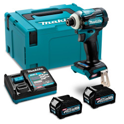 Atornillador Impacto Hex.1/4" 40V Xgt 0-1.100/2.10 TD001GD201 Makita