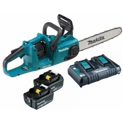 Electrosierra 14"(350Mm) 18Vx2 (36V) Motor Bl 2+2 Bat.Li-Ion+Carg.Rapido Doble Duc353Pt2 Makita