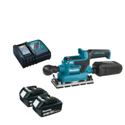 Lijadora Orbital 18V Lxt 93 X 185Mm 12.000Opm Blue Dbo381Rfj Makita
