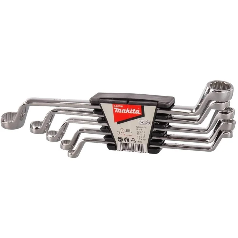 SET LLAVES CORONA 5PZ 8X9-10X11-12X13-14X15-18X19M B-65551 MAKITA
