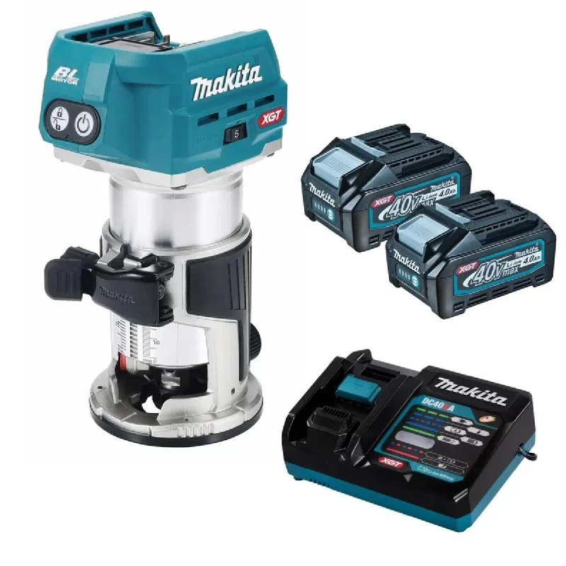 Fresadora 1/4" (6Mm) (8Mm) 3/8" 40V Gxt 10.000-31. RT001GM202 Makita