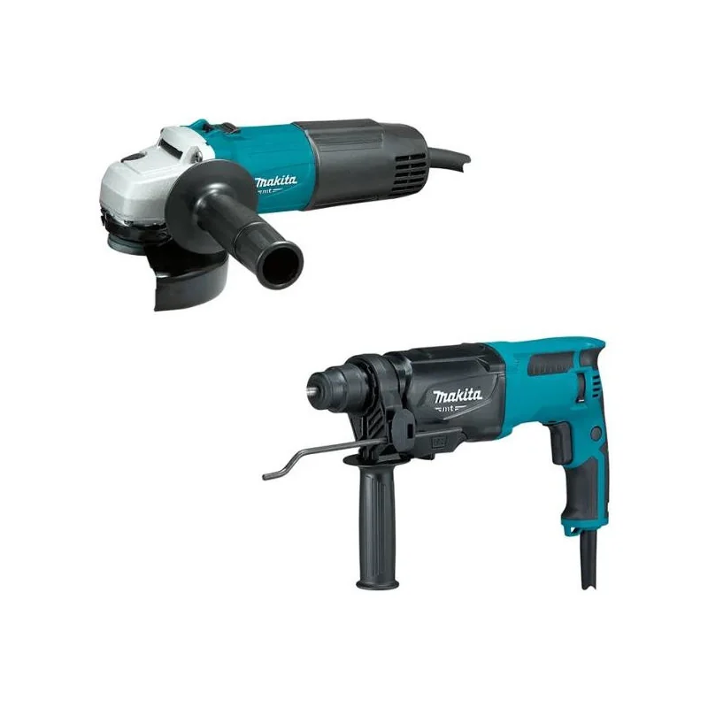 Combo Esmeril Ang. M0901B + Rotomartillo M8701B Mtk0005B Makita
