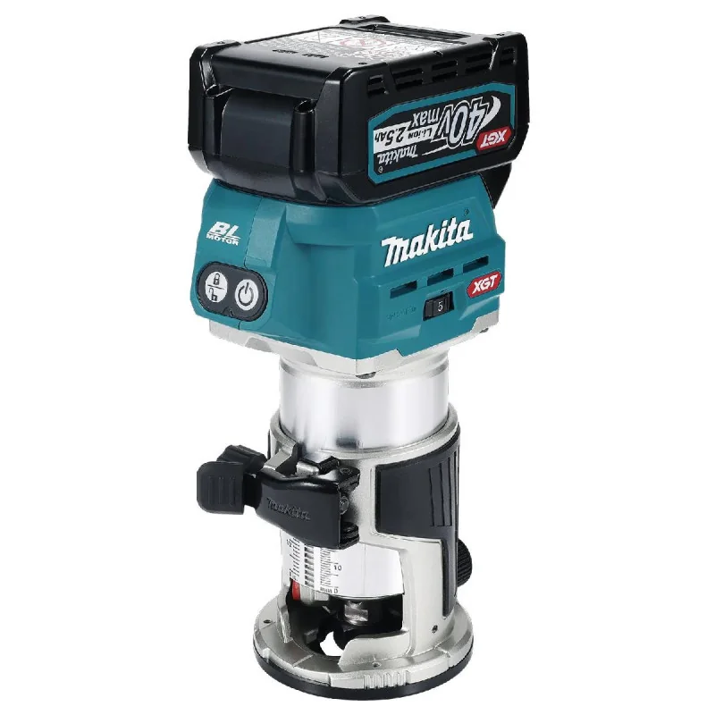 Fresadora 1/4" (6Mm) (8Mm) 3/8" 40V Xgt 10.000-31. Rt001Gz07 Makita
