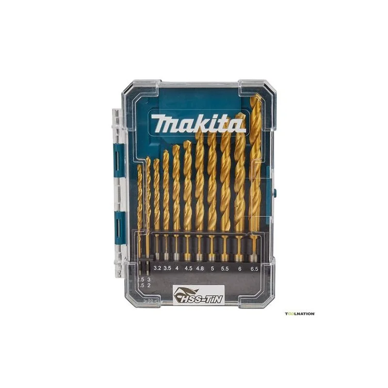 Set Broca Metal Hss-Tin 1.5-6.0Mm 13 Pcs D-72855 Makita
