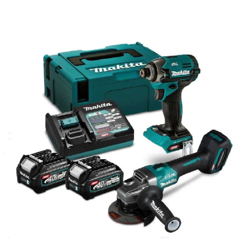 Atornillador Impacto Hex.1/4" 40V + Esmeil Ga004Z Td003Ga201-1 Makita