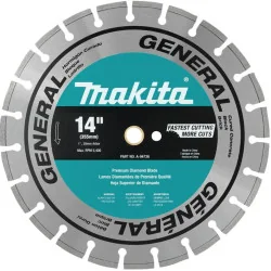 DISCO DIAMANTADO SEG. 14" (355 X 25.4Mm) BUJE 20Mm P/PAVIMENTO GENERAL-SECO