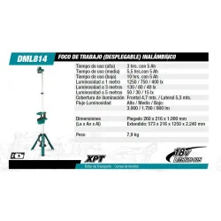 Lampara Torre Iluminacion 18V 2 Posiciones 2.240Mm Dml814-2 Makita