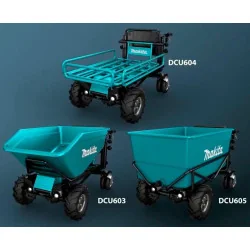 Carretilla 18Vx2 (36V) Carga 300 Kg. (Batea) Dcu605Z-1 Makita