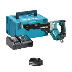 Atornillador Autoalimentado Inal. 18V Lxt 25-55Mm Bl/Xpt/Batería Bl1850 (5Ah) X2 + Cargador + Makpac Dfr551Rtj Makita