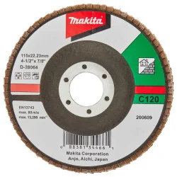 Disco Traslapado 4 1/2" (115 X 22.23) C 120 Carbu D-28064 Makita