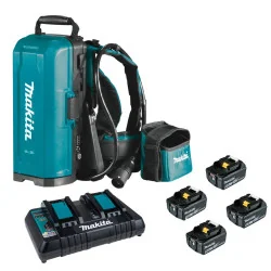 FUENTE MOCHILA PDC01 PARA 4 BATERÍAS CON ADAPTADOR 191C57-1 MAKITA