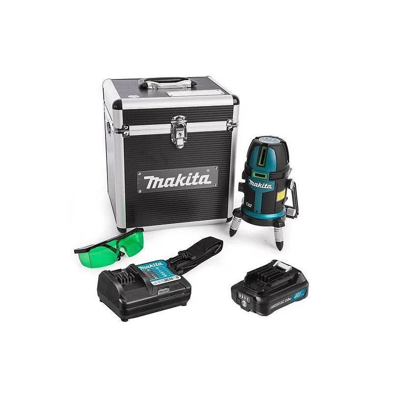 Nivel Laser Verde 12V Cxt ±1,0Mm/10Mt 3-Línea Vert Sk312Gdz-1 Makita