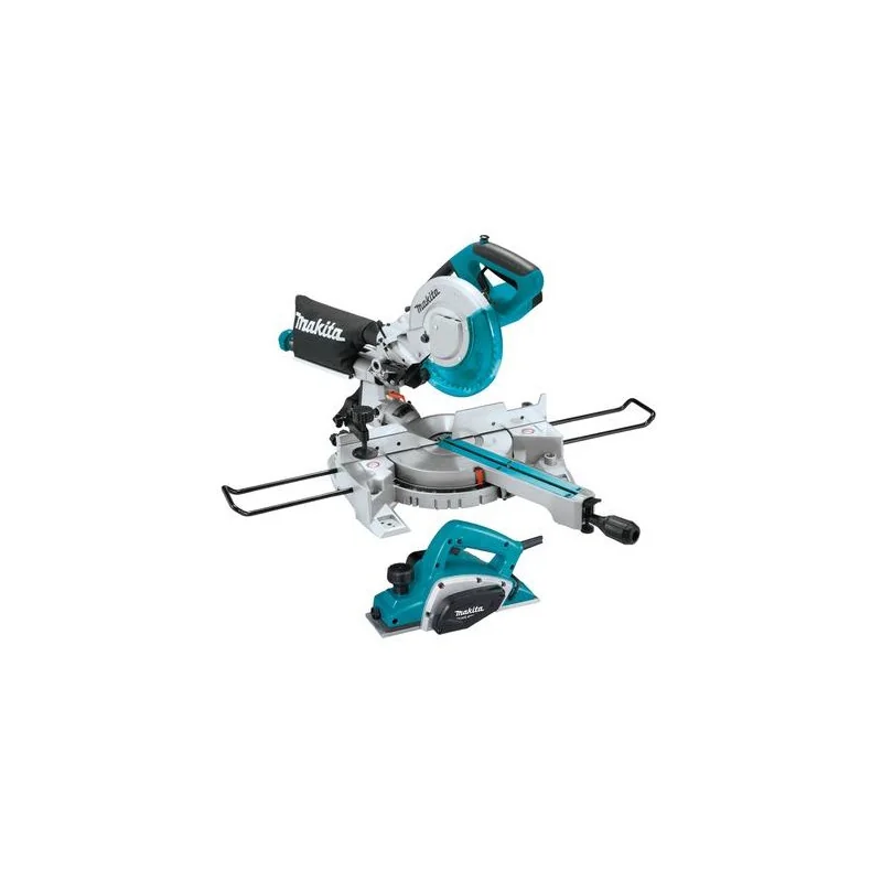 Combo Sierra Ingleteadora Ls0815Fl+Cepillo M1902B Ls0815Fl-1 Makita