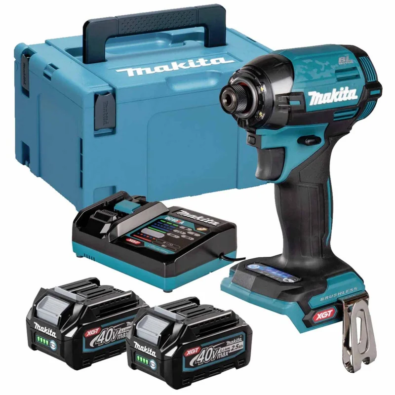 Atornillador Impacto Hex.1/4" 40V Xgt 0-1.100/2.1 Td002Gd202 Makita