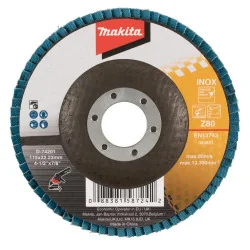 Disco Traslapado 4 1/2" (115 X 22) Gr 80 Zircon Me D-74201 Makita