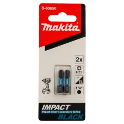 Punta Pozi Impact Black Pz 3 (1/4"X25Mm) Blister B-63650 Makita