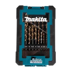 Set Brocas Metal Hss M-Force 19 Pcs Set 1-10Mm D-67583 Makita