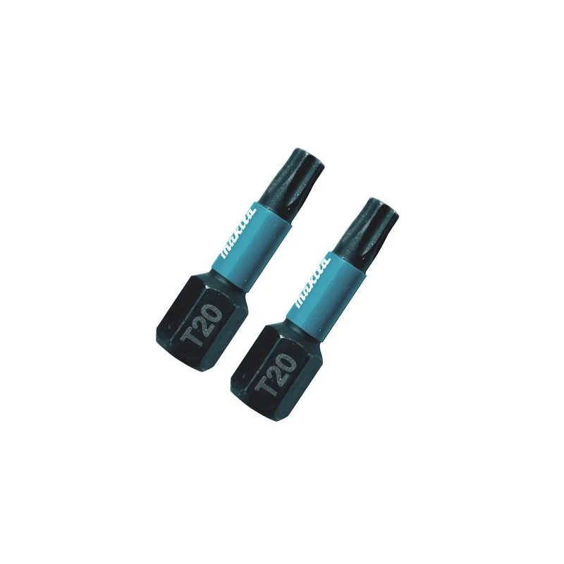 Punta Torx Impact Black T 20 (1/4"X25Mm) Blister 2 B-63672 Makita