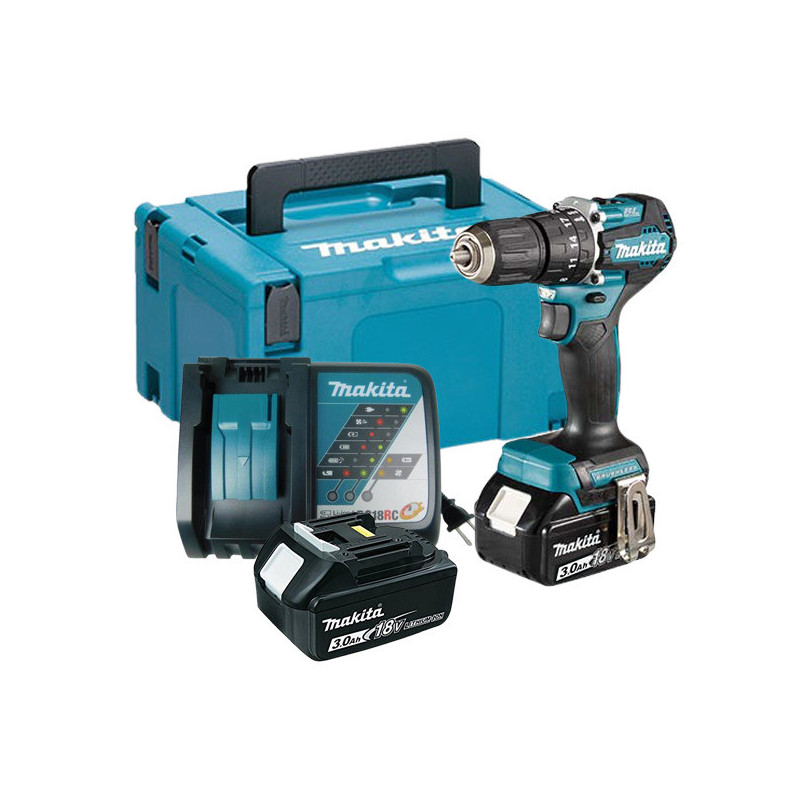 Taladro Percusión 1/2" 18V Xlt 0-550/1.700 Rpm Mot Dhp487Rfj Makita