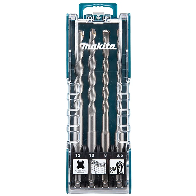 Set Brocas Sds Plus 4Pzs (6.5, 8.0,10.0, 12.0 X 16 D-74728 Makita