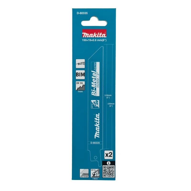 Hoja Sierra Sable Bi-Metal (18T X 150Mm) Para Metal D-80335 Makita