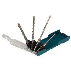 Set Brocas Sds Plus 4Pzs (5X110,6, 8,10 X 160Mm) E-14249 Makita