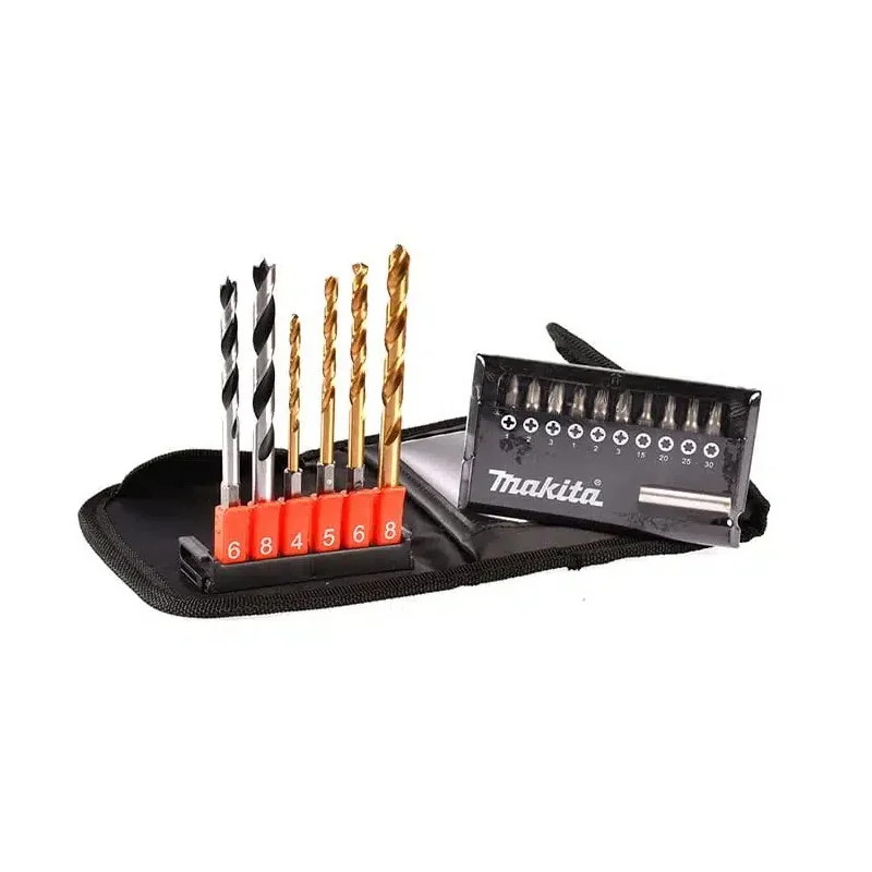 Set Puntas Brocas Adaptador Estuche 17Pz D-31762 Makita
