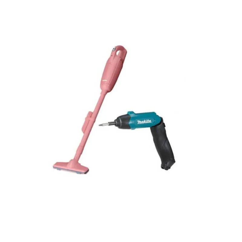 Combo 12V Cxt Aspiradora Rosada Cl104D+Atornillado Dk0092Px1 Makita