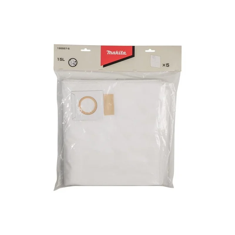 BOLSA FILTRO POLVO P/VC1310-VC2510-VC862/863 (5PZ) 195557-5 MAKITA