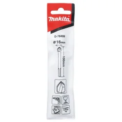 Broca Vidrio 16 X 100 Mm. (Toma 3 Caras) D-78499 Makita